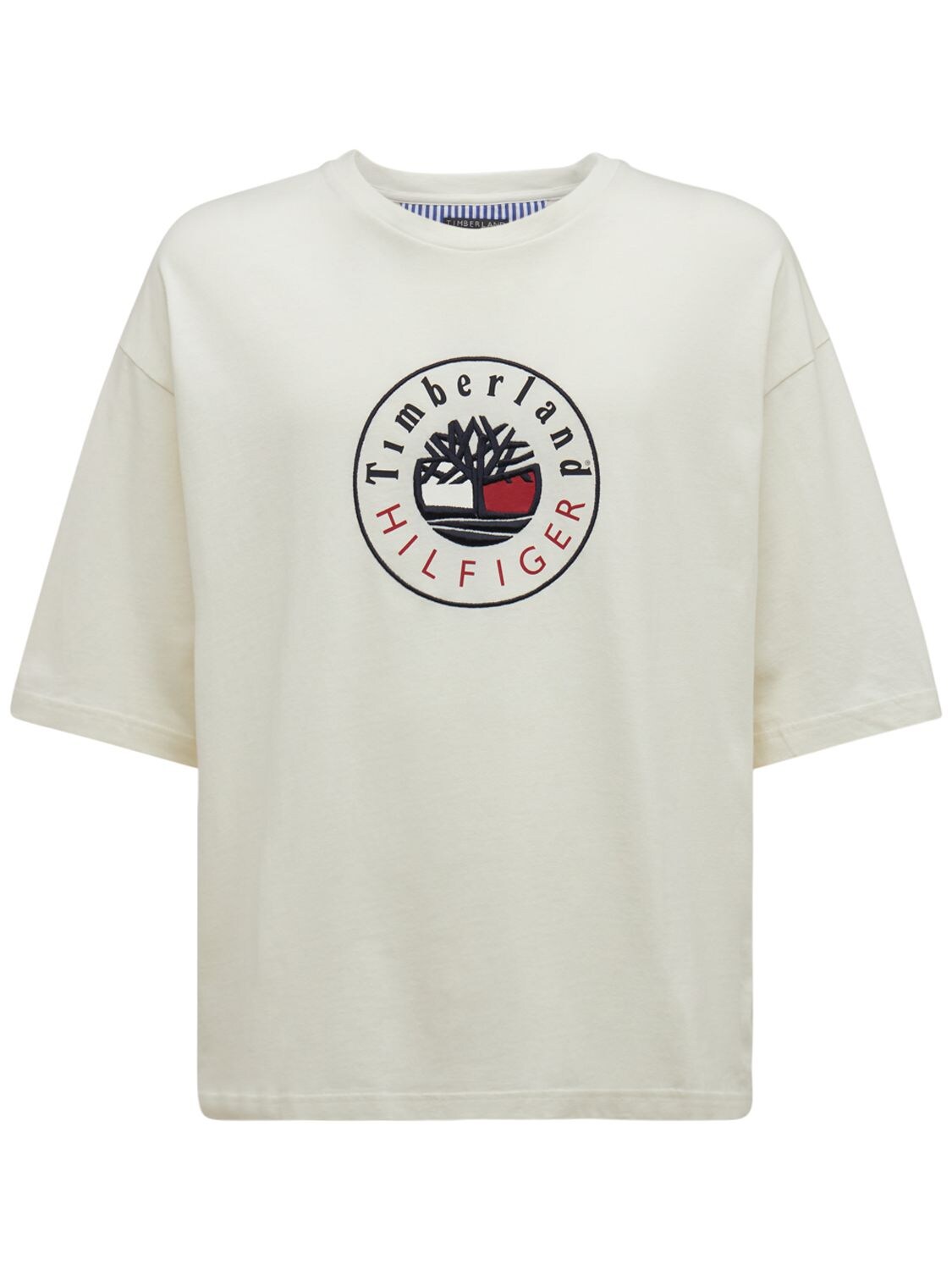 T-shirt En Coton Recyclé Et Coton Bio À Logo - TOMMY HILFIGER X TIMBERLAND - Modalova