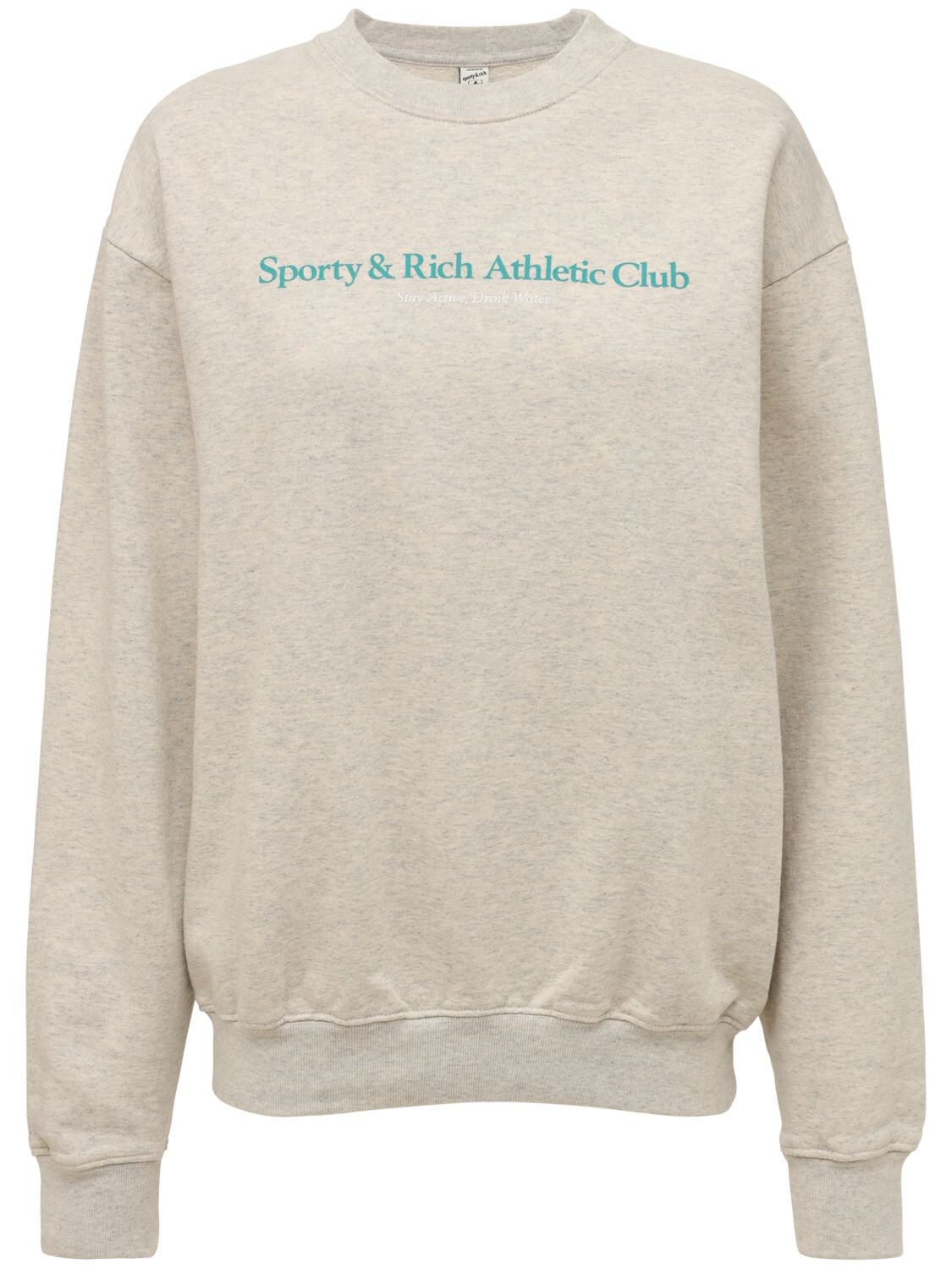 Sweat-shirt Col Rond "athletic Club" - SPORTY & RICH - Modalova