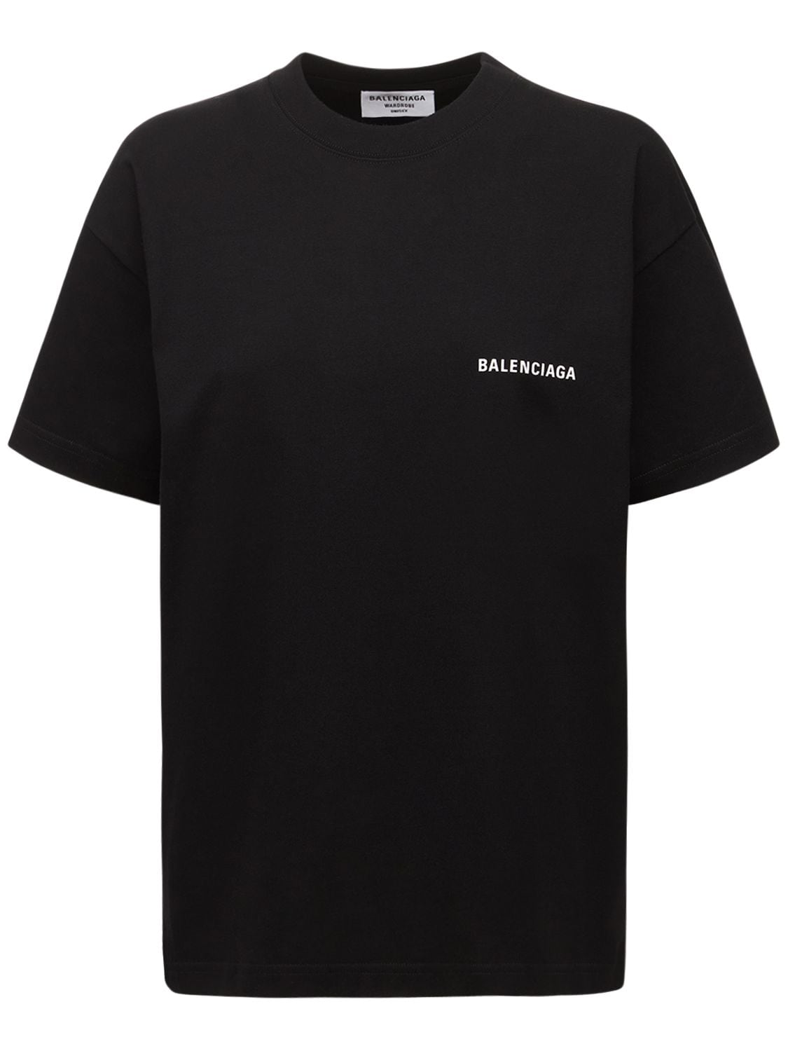 T-shirt Medium En Jersey Imprimé Logo - BALENCIAGA - Modalova