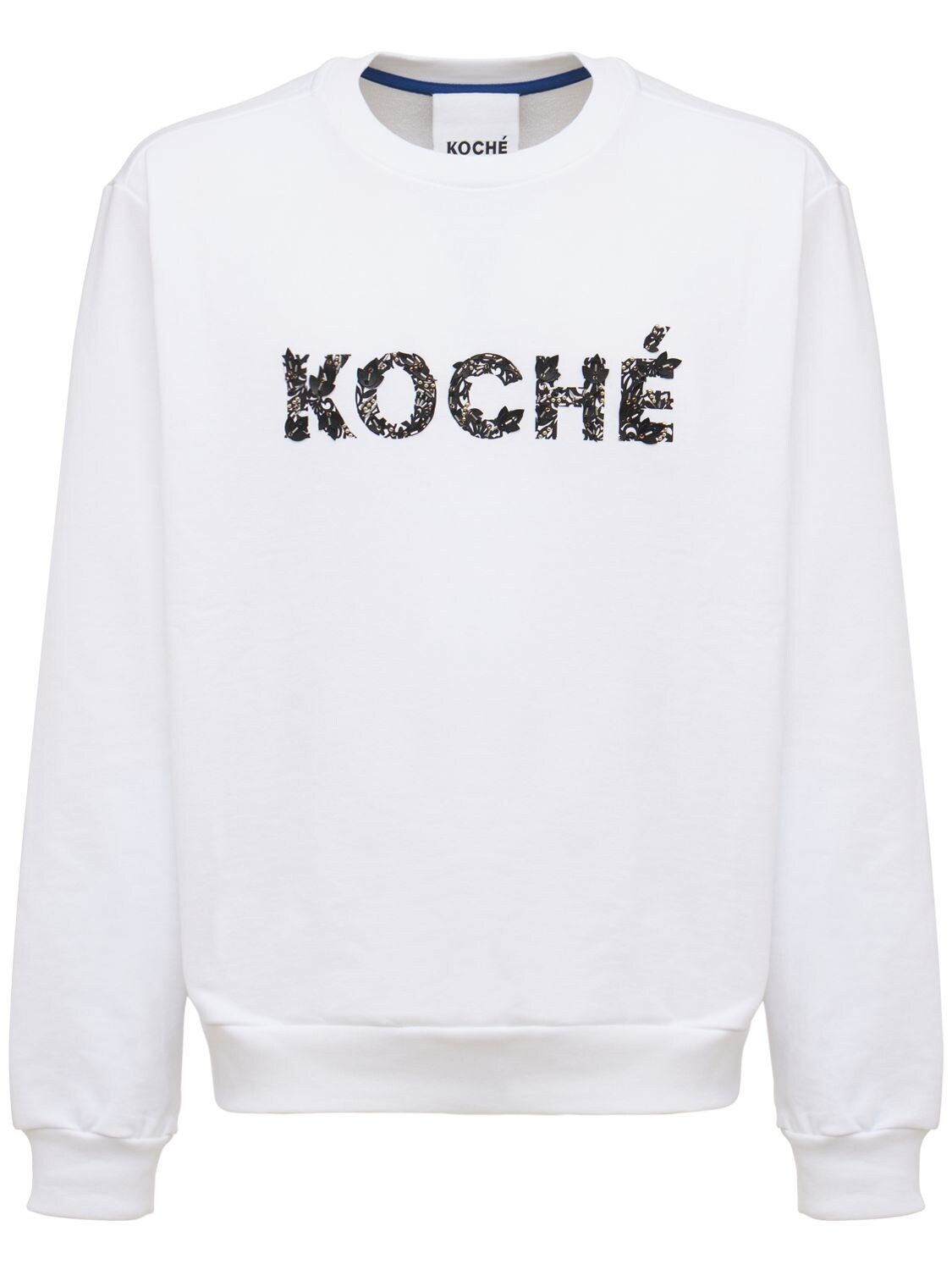 Sweat-shirt En Jersey De Coton À Logo - KOCHE' - Modalova