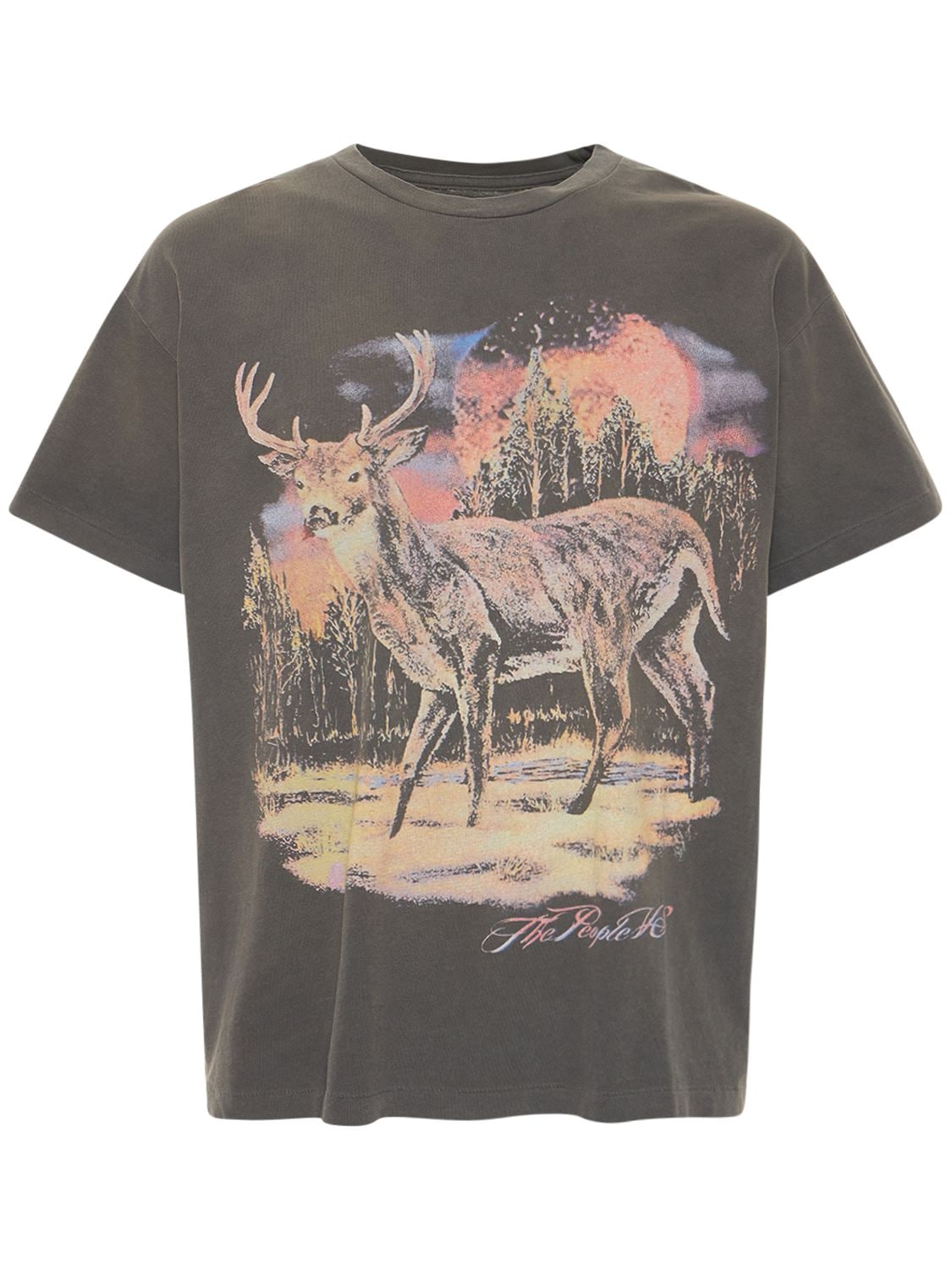 T-shirt En Coton Vintage Deer Wilderness - THE PEOPLE VS - Modalova