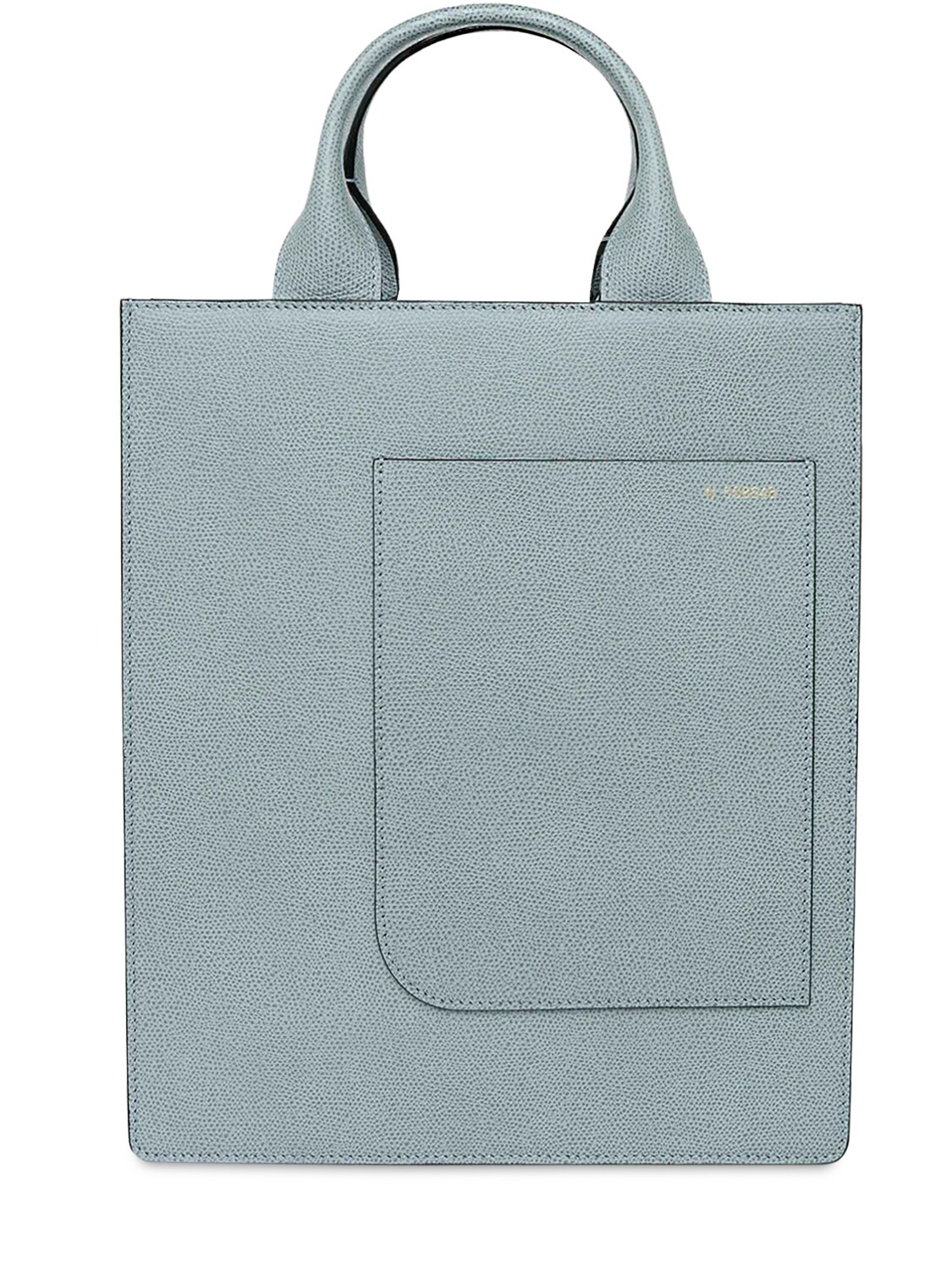 Tote Bag Mini En Cuir Grainé Souple Boxy - VALEXTRA - Modalova