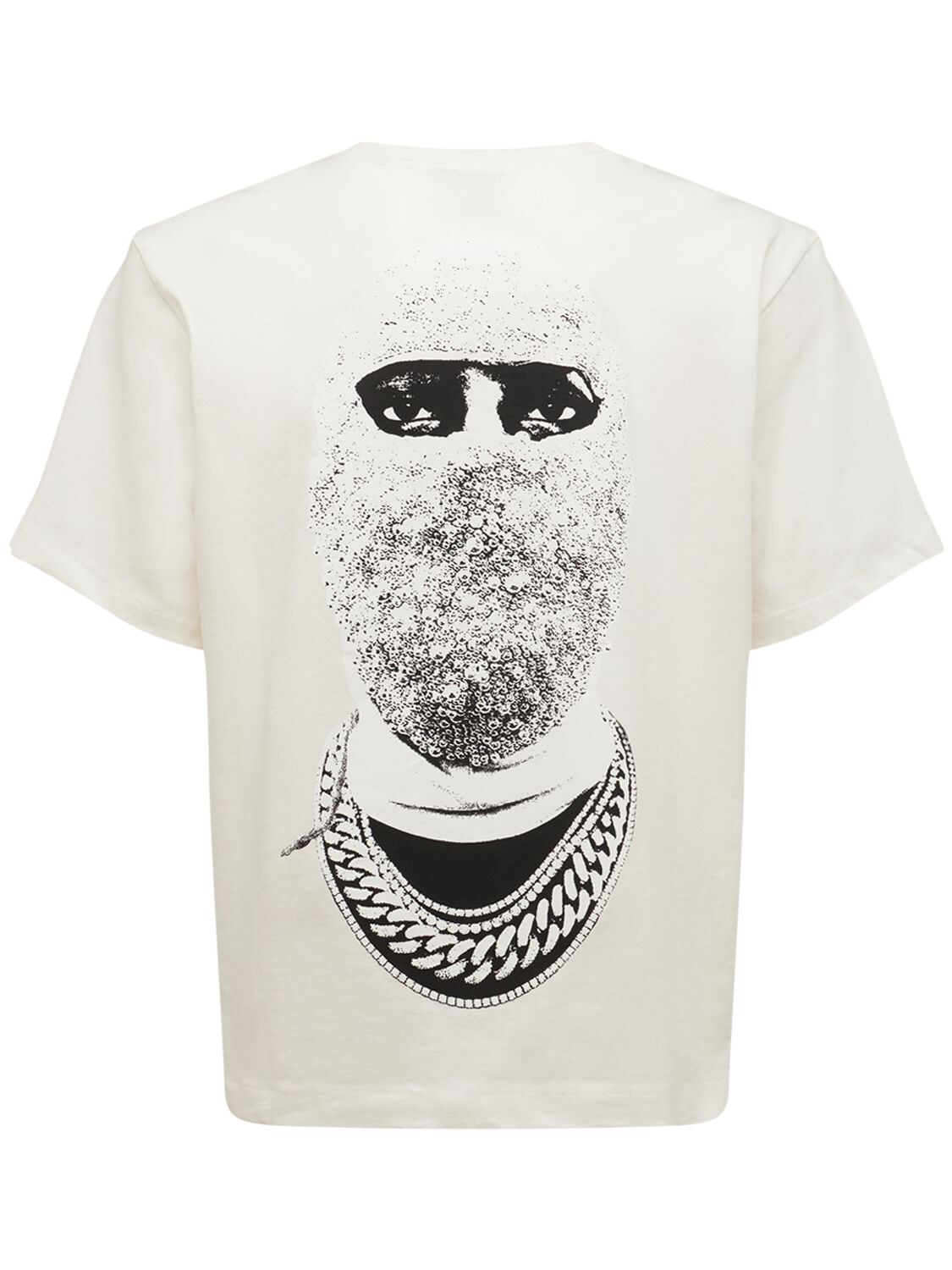 T-shirt En Coton Imprimé Masque Et Logo - IH NOM UH NIT - Modalova