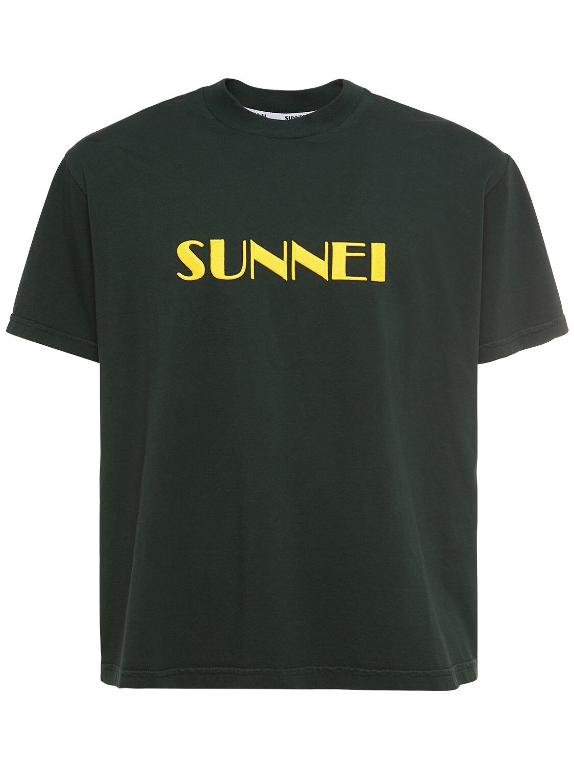 T-shirt En Coton À Logo Brodé - SUNNEI - Modalova