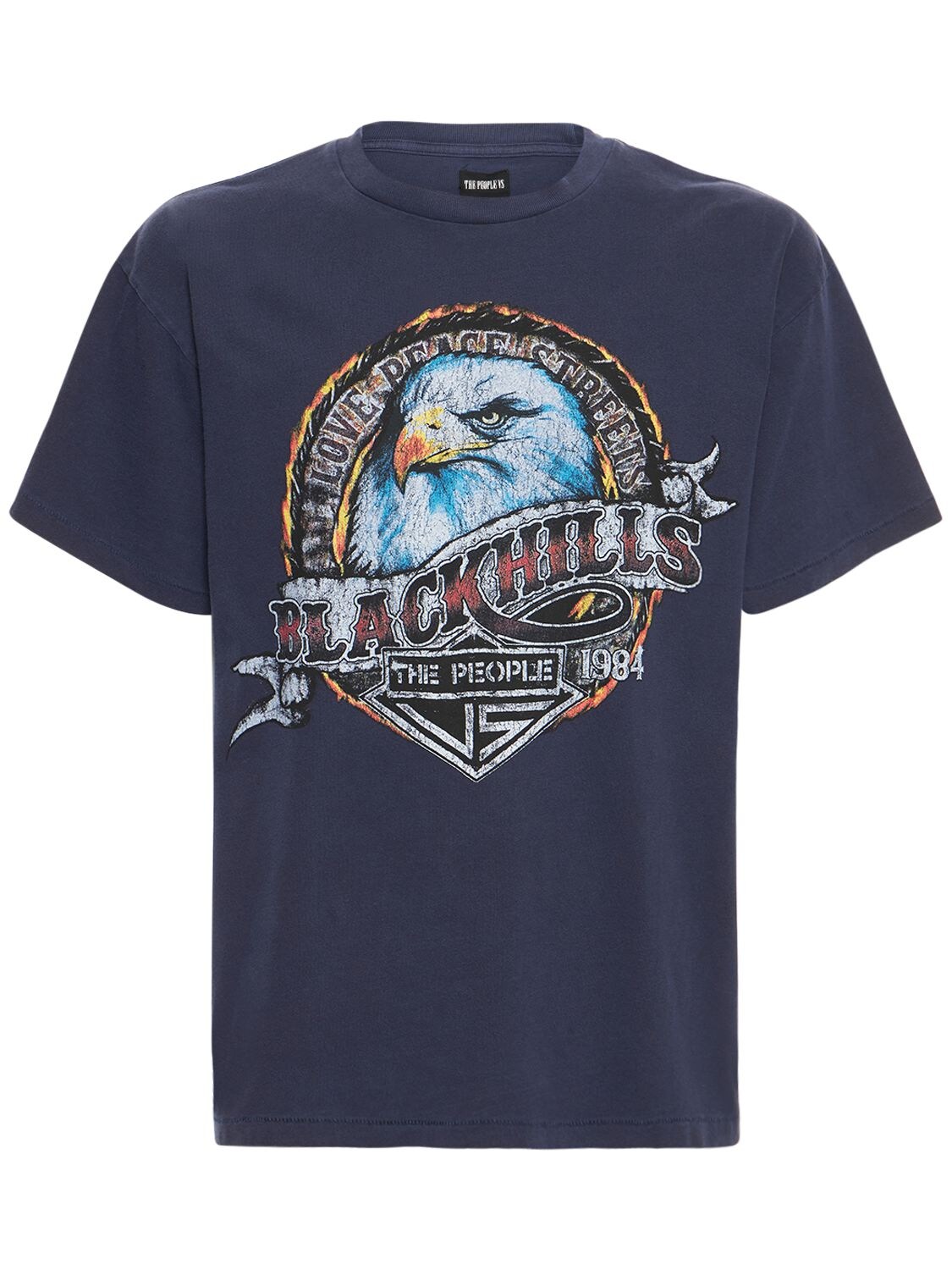 T-shirt En Coton Imprimé Midnight Eagle - THE PEOPLE VS - Modalova