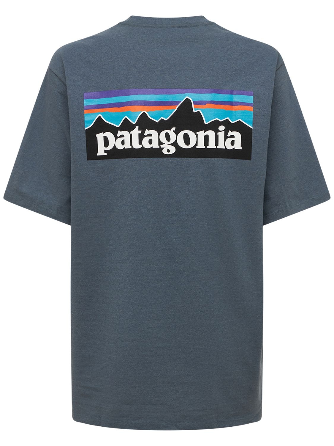 T-shirt En Coton Mélangé Recyclé À Logo P-6 - PATAGONIA - Modalova