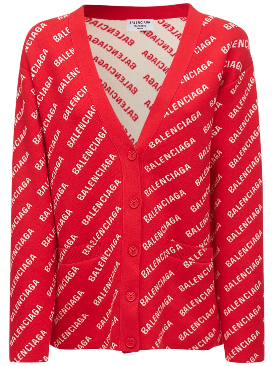 Cardigan en coton mélangé à logo Mytheresa Fille Vêtements Pulls & Gilets Gilets Cardigans 