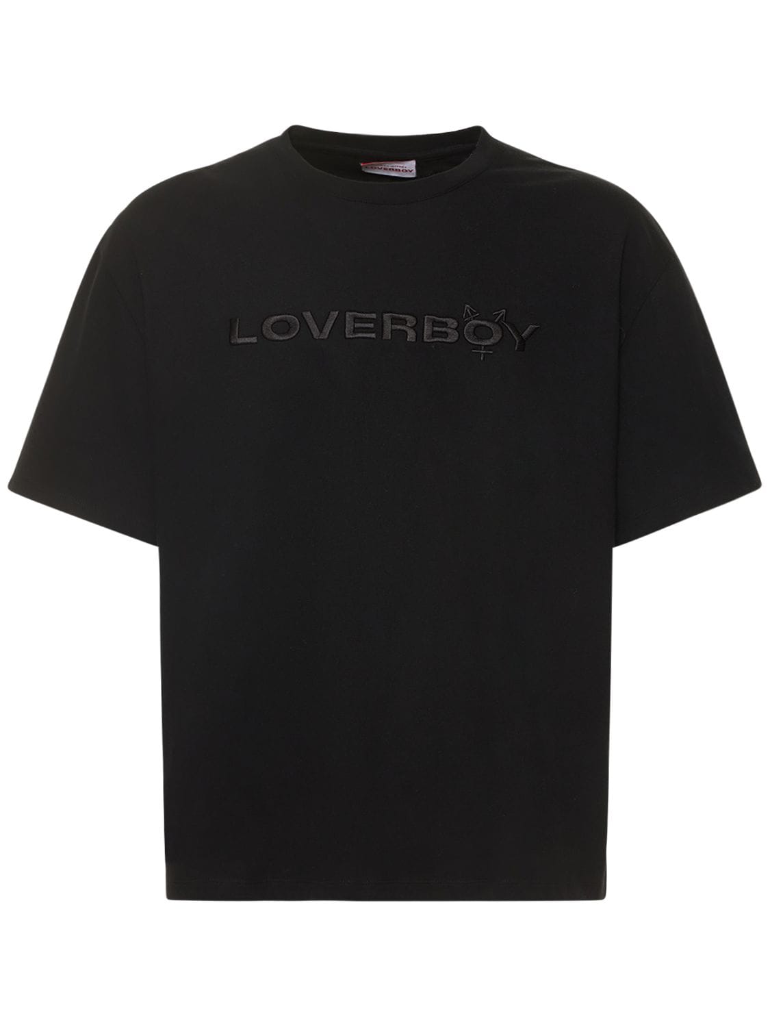 T-shirt En Coton À Logo Brodé - CHARLES JEFFREY LOVERBOY - Modalova