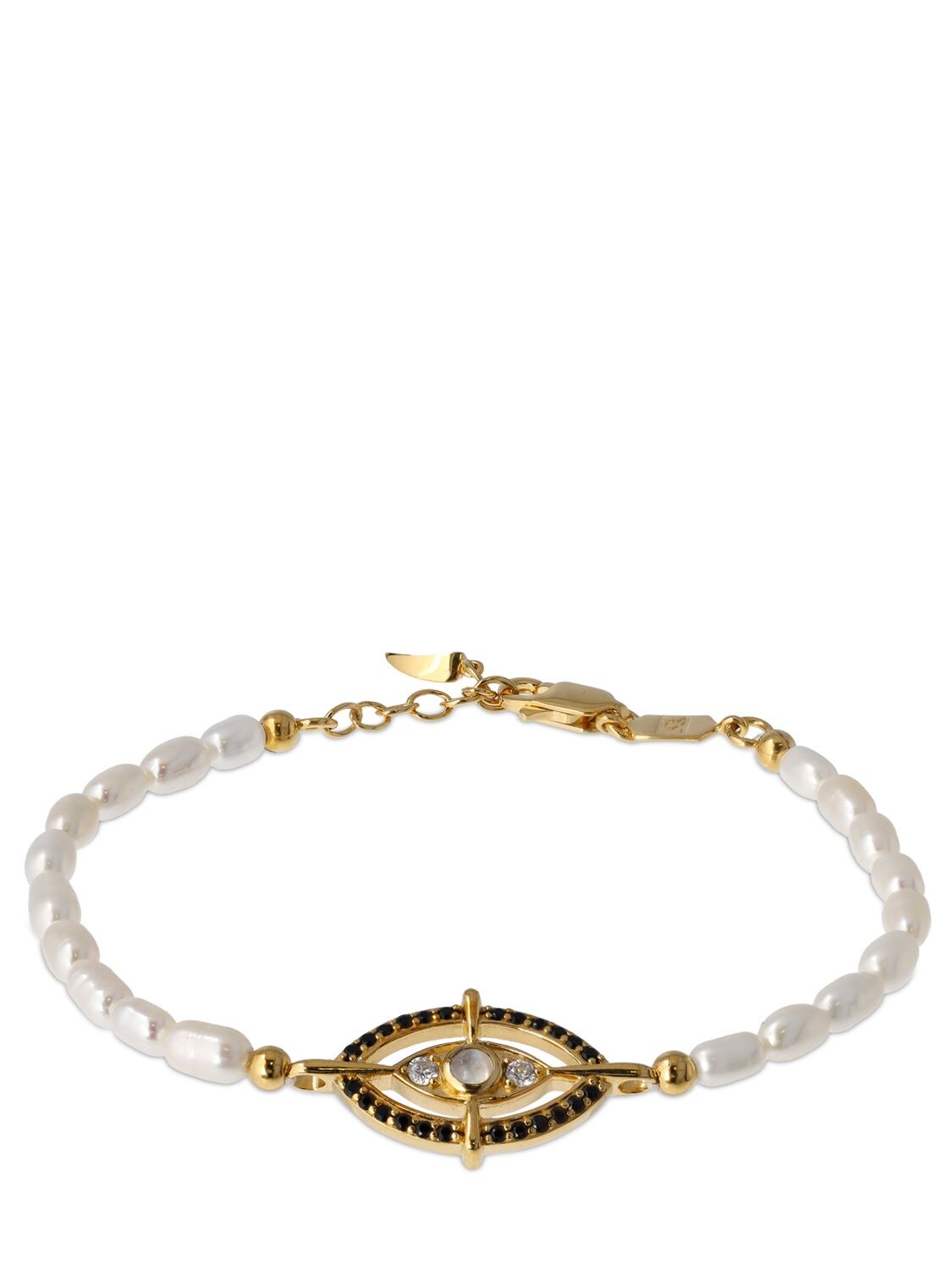 Bracelet Avec Amulette Œil Du Mal Et Perles - MISSOMA - Modalova