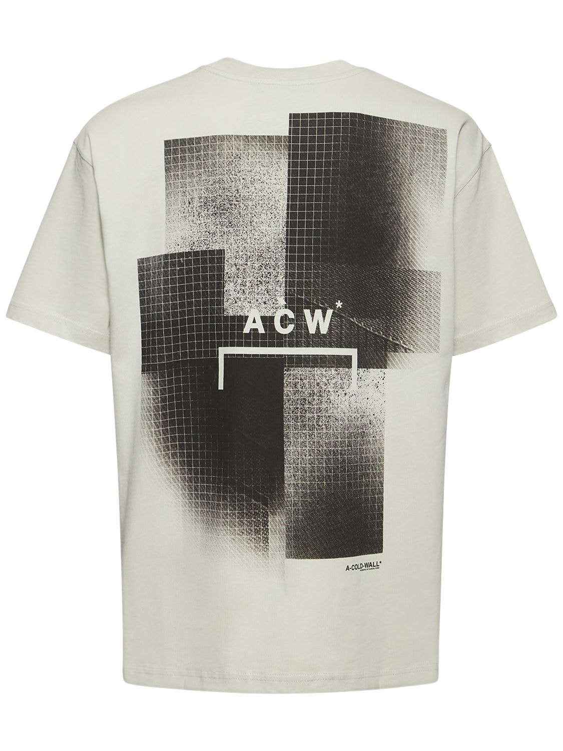 T-shirt En Jersey De Coton Imprimé Brutalist - A-COLD-WALL* - Modalova