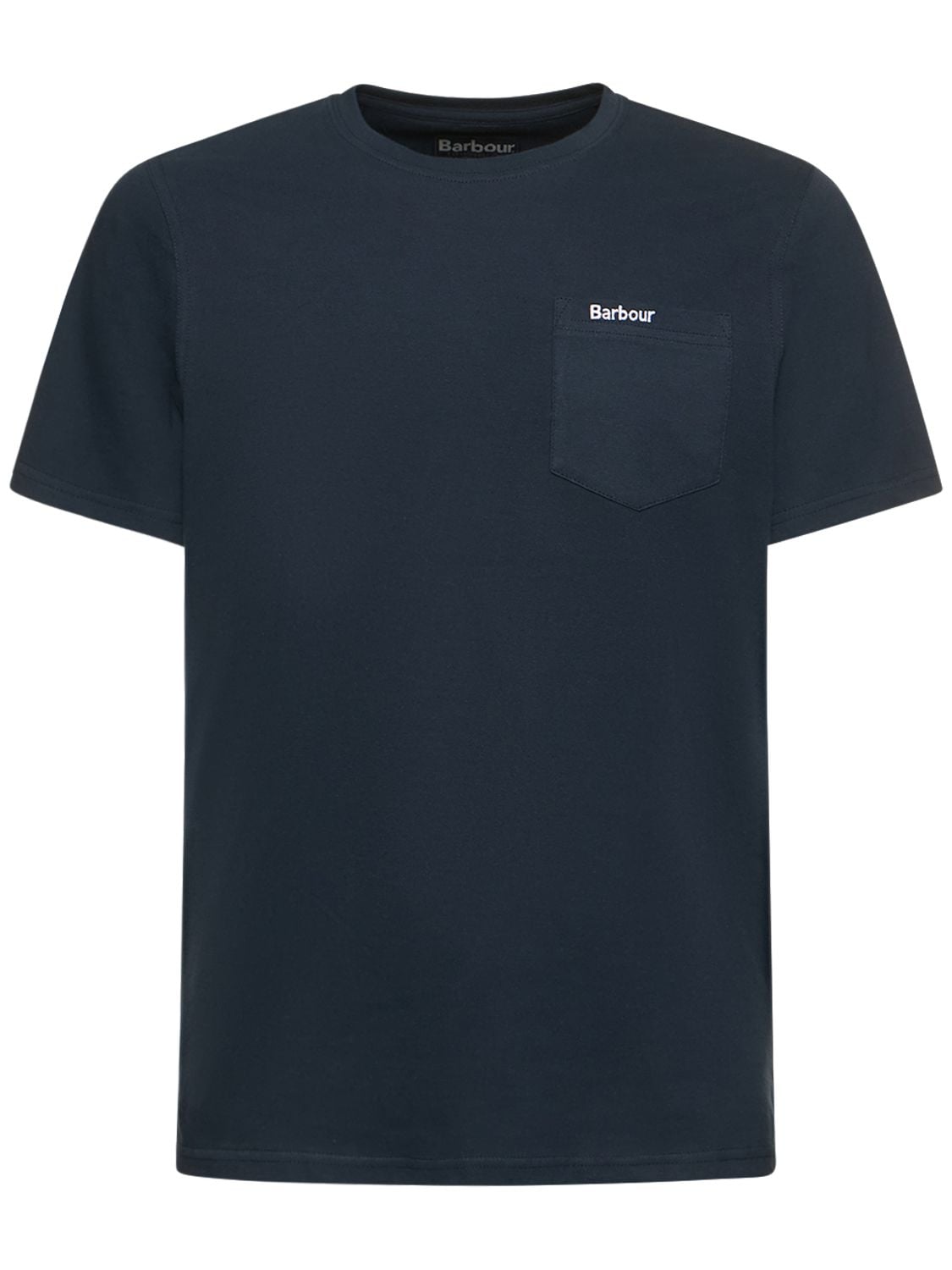 T-shirt En Coton Avec Poche Logo - BARBOUR - Modalova