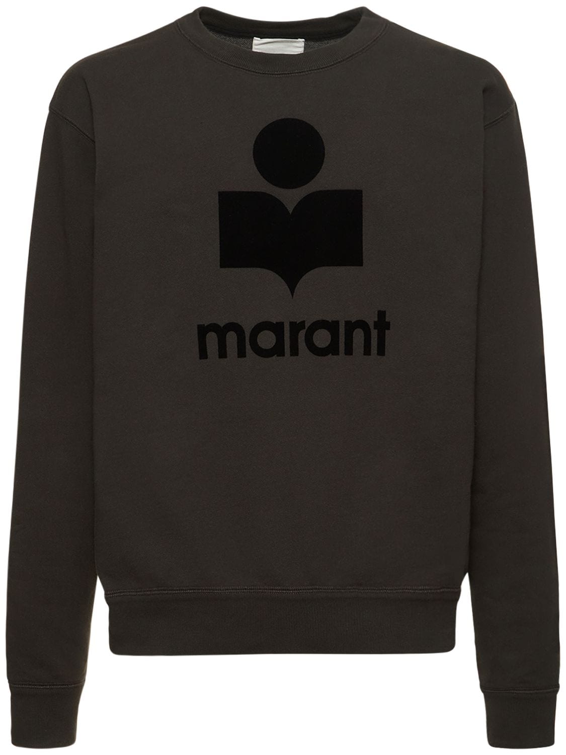 Sweat-shirt En Coton À Logo Floqué - ISABEL MARANT - Modalova