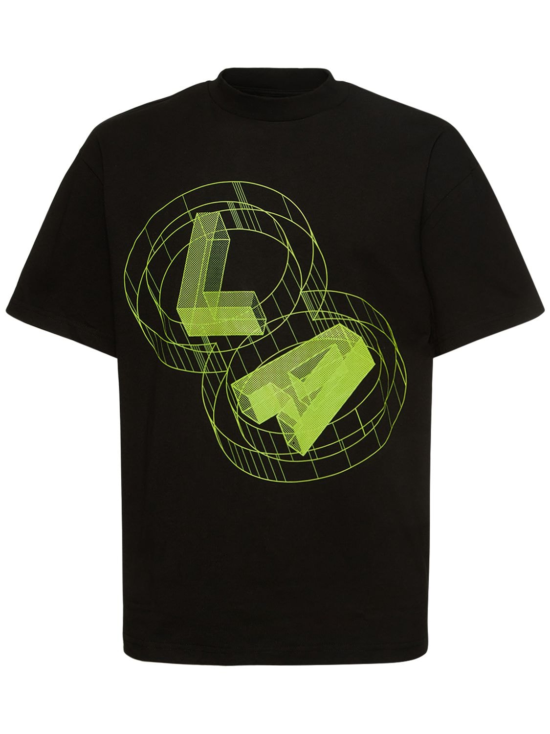 T-shirt En Jersey De Coton Imprimé Wireframe - LIFTED ANCHORS - Modalova