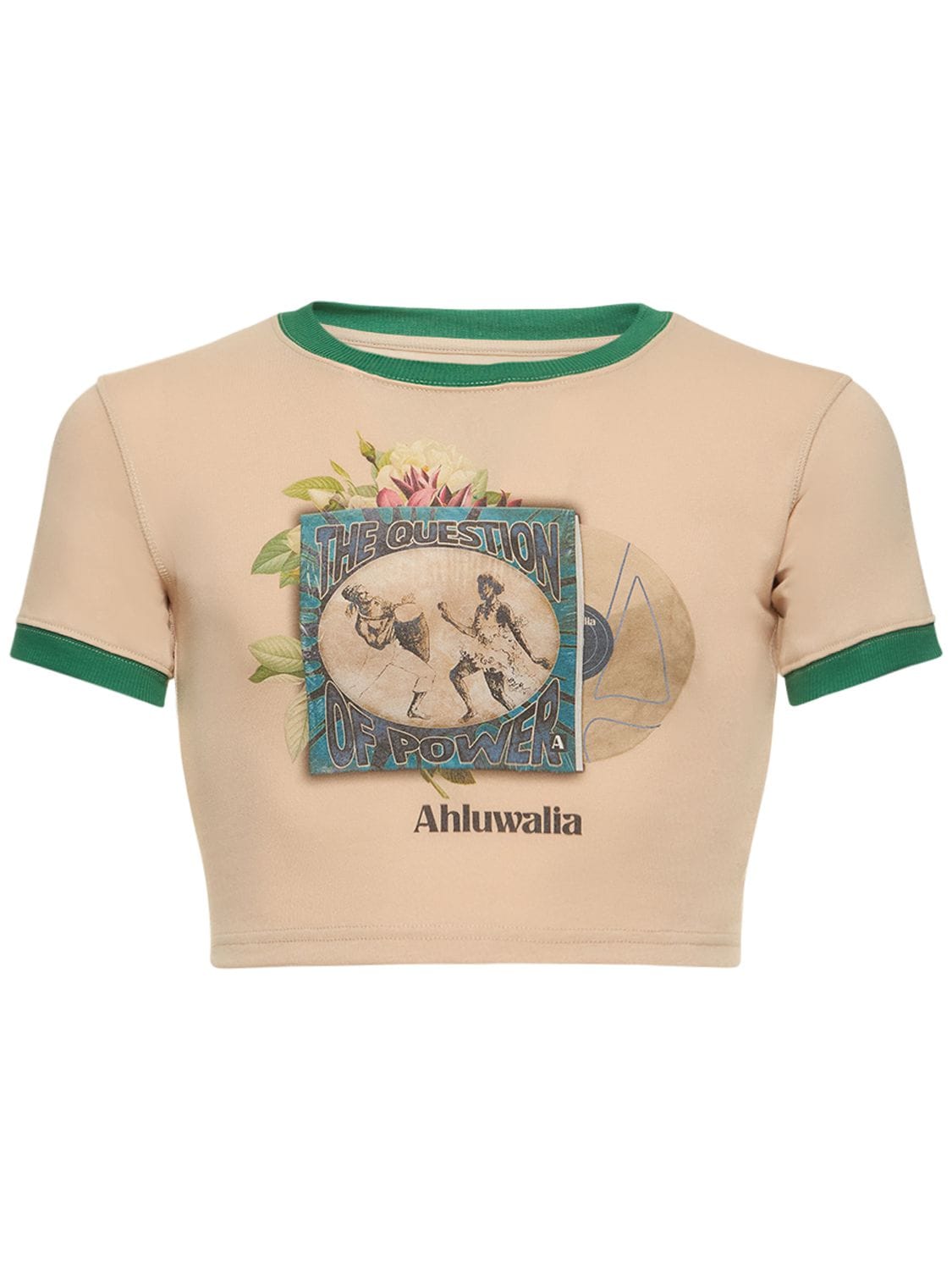 T-shirt En Jersey De Coton Imprimé - AHLUWALIA - Modalova