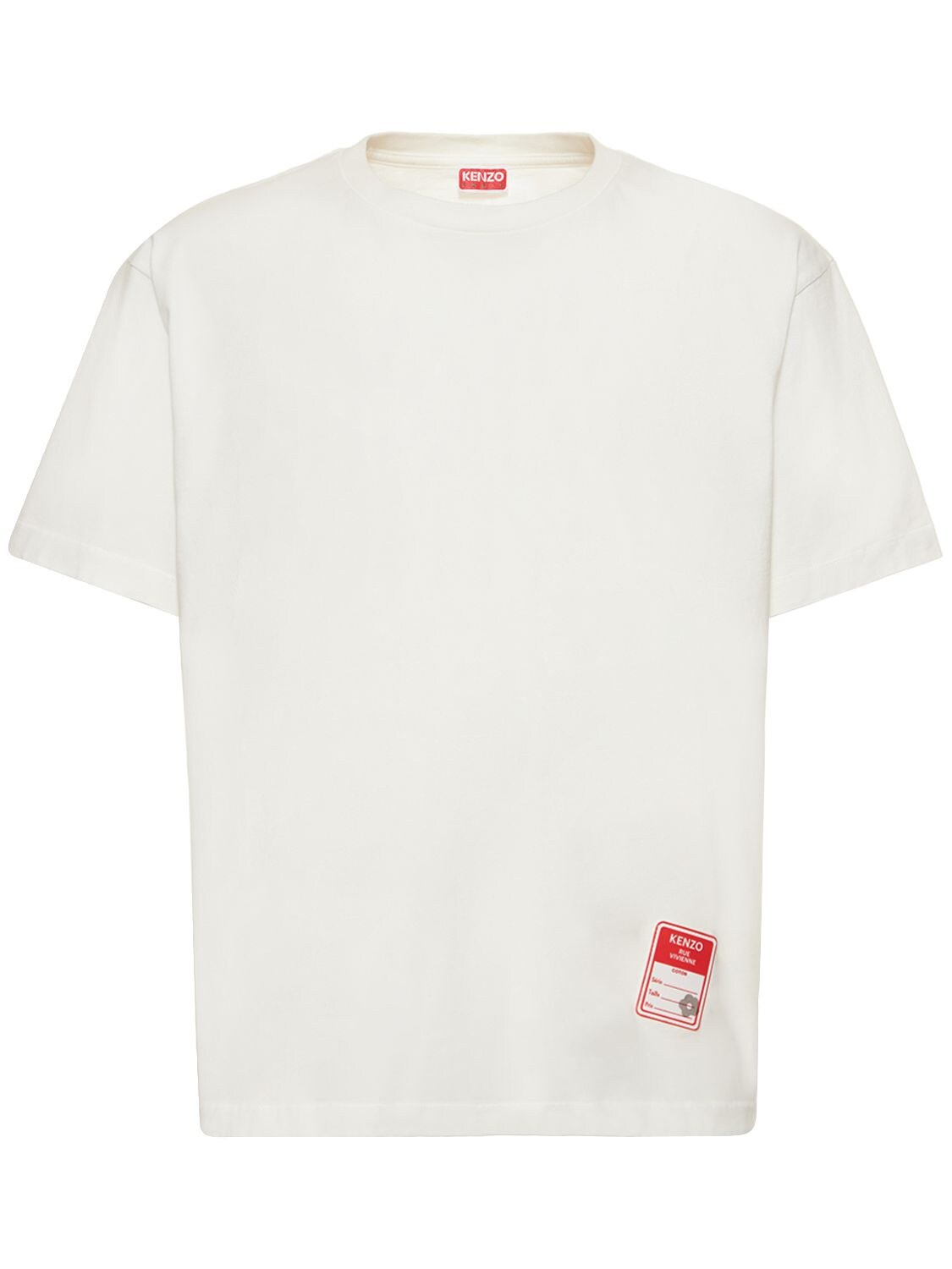 T-shirt Oversize En Coton Paper - KENZO PARIS - Modalova