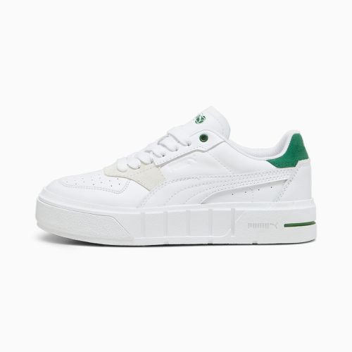 Chaussure Sneakers Cali Court Match Femme, Blanc/Vert - PUMA - Modalova