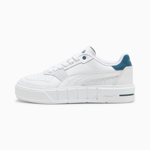 Chaussure Sneakers Cali Court Match Femme, Blanc/Bleu - PUMA - Modalova