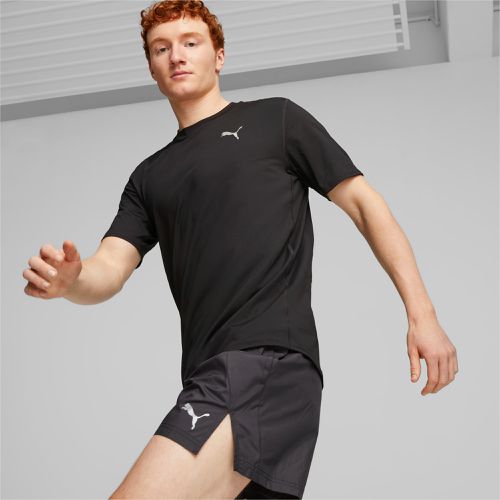 T-Shirt de running à manches courtes Cloudspun Homme, Noir - PUMA - Modalova