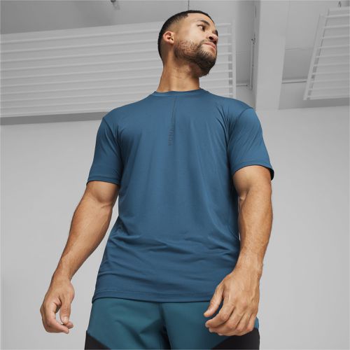 T-Shirt en mesh Yogini Lite Homme, Bleu - PUMA - Modalova