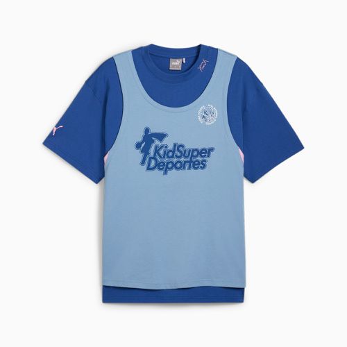 T-Shirt de basketball HOOPS x KIDSUPER, Bleu - PUMA - Modalova