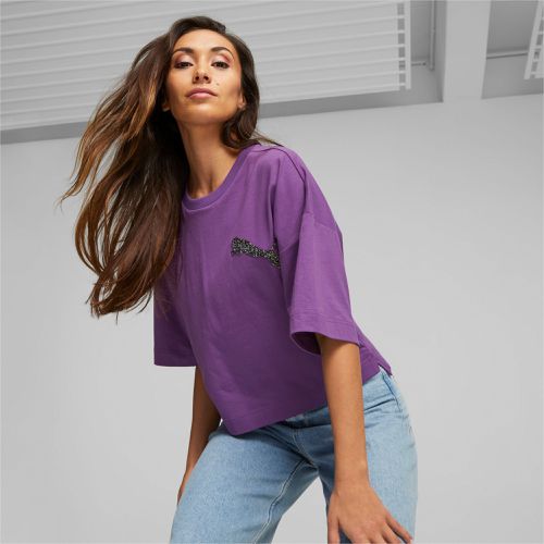 T-Shirt à cristaux Swarovski , Violet - PUMA - Modalova