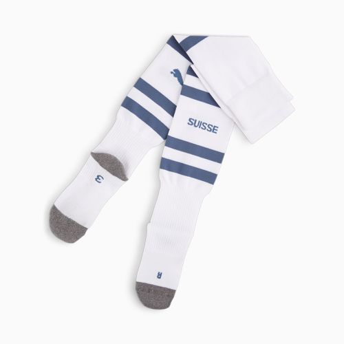 Chaussettes de football à rayures de l’équipe de Suisse, Blanc/Bleu - PUMA - Modalova