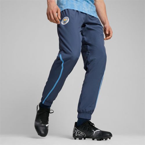 Pantalon d’avant-match tissé Manchester City Homme, Bleu - PUMA - Modalova