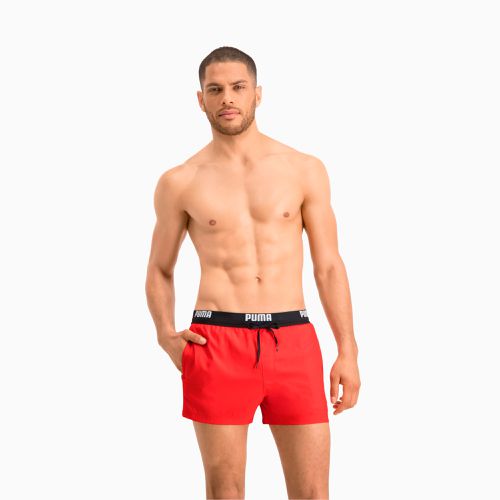 Short de bain court avec logo , Rouge, Taille XL, Vêtements - PUMA - Modalova