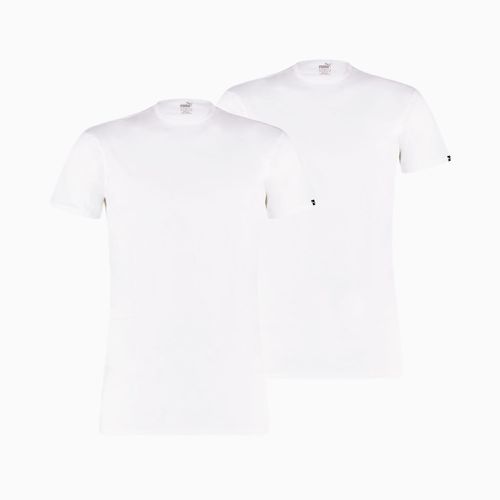 Lot de 2 T-Shirts col rond basiques , Blanc - PUMA - Modalova