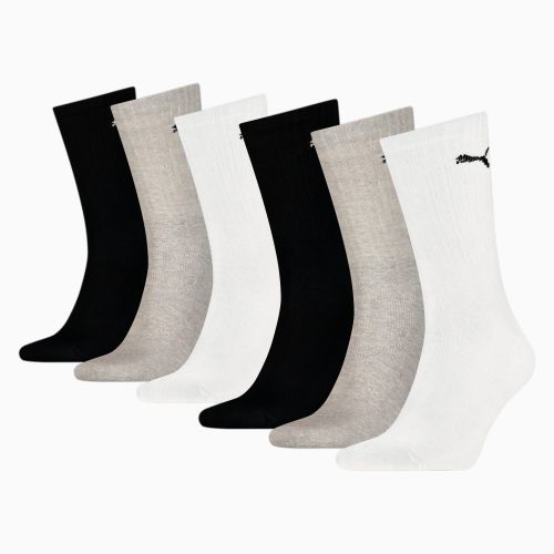 LOT DE 6 PAIRES DE CHAUSSETTES HAUTES DE SPORT UNISEXES ECOM, Gris, Taille 39-42, Vêtements - PUMA - Modalova