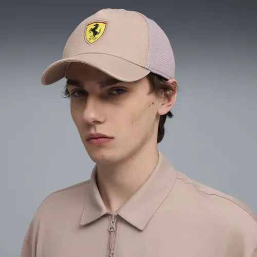 Casquette camionneur Scuderia Ferrari, Accessoires, Beige, L - PUMA - Modalova
