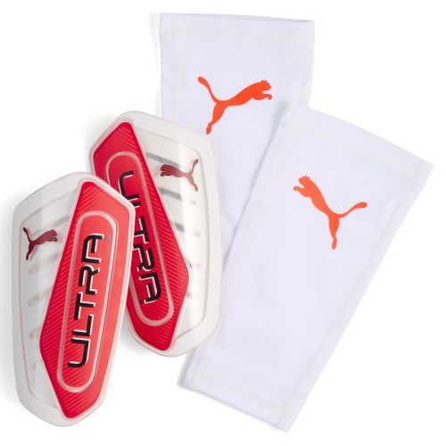 Protège-tibias de football ULTRA Flex Sleeve, Accessoires, Blanc, S - PUMA - Modalova