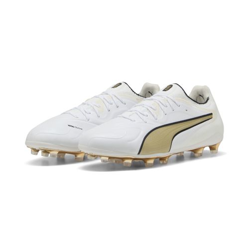 Chaussure de football KING 20 ULTIMATE FG/AG Unisexe, Chaussures, Blanc, 44 - PUMA - Modalova