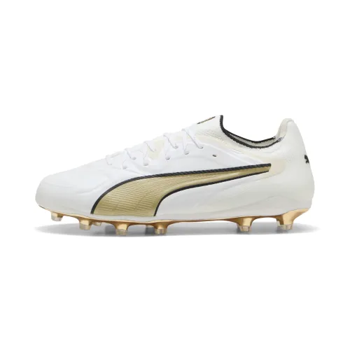 Chaussure de football KING 20 ULTIMATE FG/AG Unisexe, Chaussures, Blanc, 46.5 - PUMA - Modalova