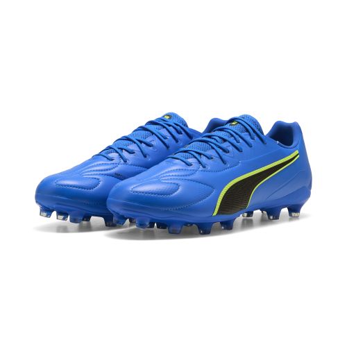 Chaussures de football KING 20 MATCH FG/AG Unisexe, Chaussures, Bleu, 44 - PUMA - Modalova