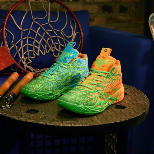 Chaussures de basketball MB.04 LM HOOPS x TMNT Unisexe, Chaussures, Vert, 35.5 - PUMA - Modalova