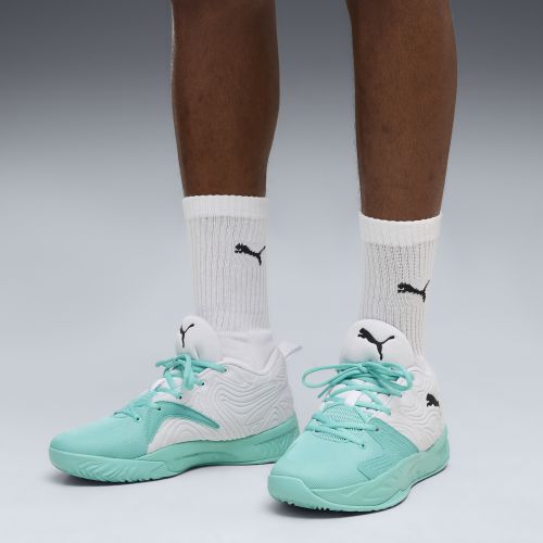 Chaussures de basketball mi-hautes Court Pro 3 Unisexe, Chaussures, Blanc, 44 - PUMA - Modalova