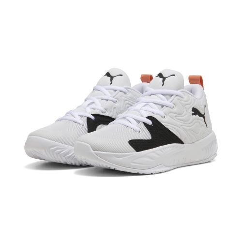 Chaussures de basketball mi-hautes Court Pro 3 Enfant et Adolescent, Chaussures, Blanc, 33 - PUMA - Modalova