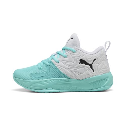 Chaussures de basketball mi-hautes Court Pro 3 Enfant et Adolescent, Chaussures, Blanc, 33 - PUMA - Modalova