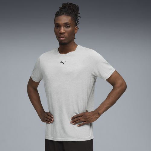 T-shirt logo CAT chiné TAD ESSENTIELS , Vêtements, Gris, XXS - PUMA - Modalova