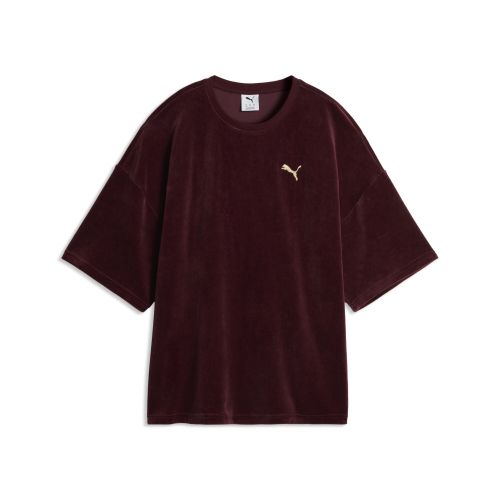 T-shirt oversize en velours , Vêtements, Violet, XXS - PUMA - Modalova