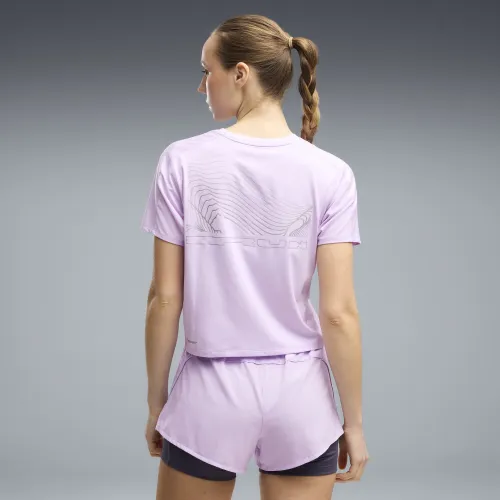 T-shirt de running Brightstride CLOUDSPUN , Vêtements, Violet, S - PUMA - Modalova