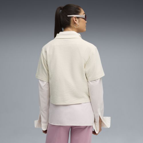 T-shirt décontracté à col polo Class , Vêtements, Blanc, XXS - PUMA - Modalova