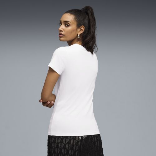 T-shirt Essentials Script , Vêtements, Blanc, XXS - PUMA - Modalova