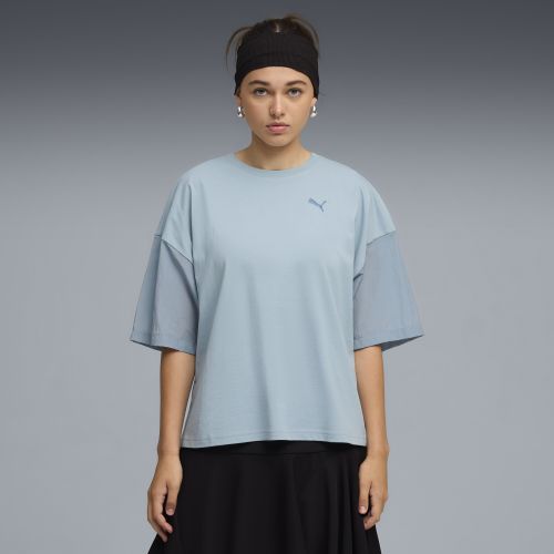 T-shirt oversize HER , Vêtements, Bleu, XXS - PUMA - Modalova