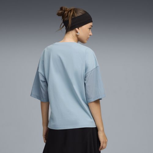T-shirt oversize HER , Vêtements, Bleu, XXS - PUMA - Modalova