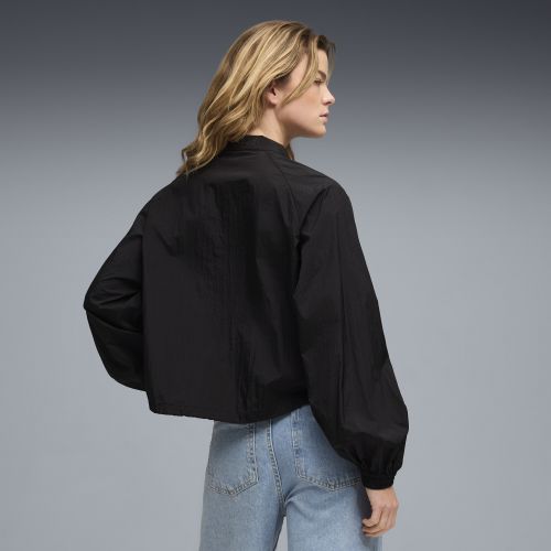 Veste tissée zippée à coupe décontractée HER , Vêtements, Noir, XXS - PUMA - Modalova