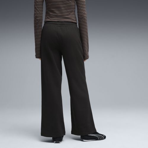 Pantalon ample en polaire à logo Cat Essentials , Vêtements, Noir, XXS - PUMA - Modalova