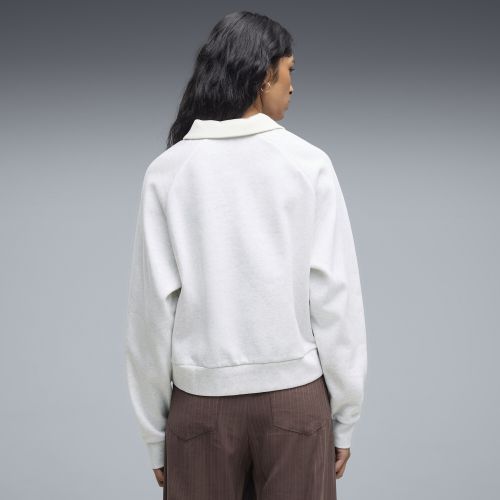 Polo décontracté en polaire à manches longues Class , Vêtements, Blanc, XXS - PUMA - Modalova
