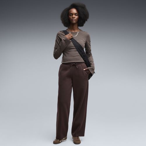 Pantalon droit en polaire Class , Vêtements, Marron, S - PUMA - Modalova
